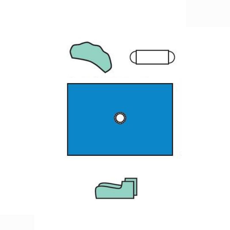 "Комплект одягу медичного та покриття офтальмологічний №1, одноразового використання ,ТМ «АХІЛЛ» "